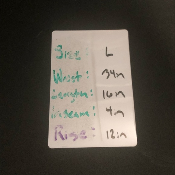 Old Navy Linen Shorts Women's Large High Rise Utility Pocket Pull On in Flax - Picture 7 of 7